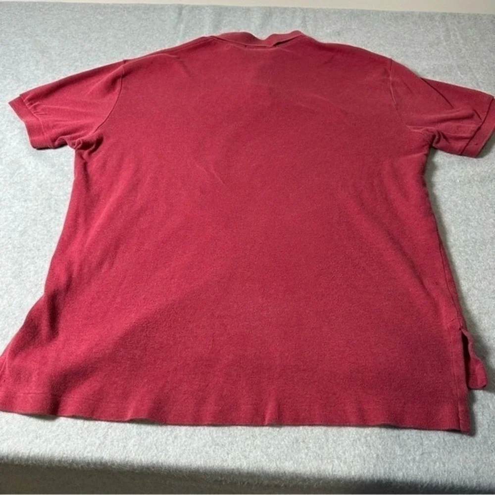 Polo Ralph Lauren Mens Red Short Sleeve Pique Polo‎ Shirt Size M